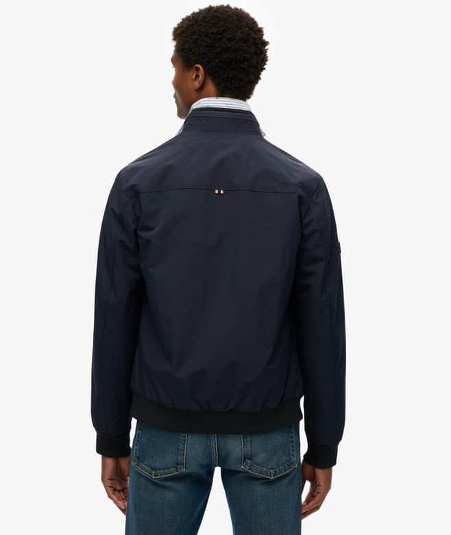 Superdry Mens Nylon Harrington Jacket Eclipse Navy Northern Ireland