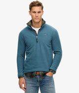 Superdry Mens Polar Fleece Half Zip Orion Blue Northern Ireland