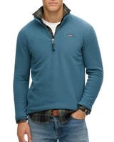 Superdry Mens Polar Fleece Half Zip Orion Blue Northern Ireland