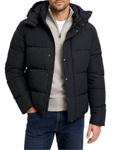 Superdry Mens Premium Hooded Puffer Jacket Black Northern Ireland