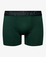 Superdry Mens SD CO Boxers 3 Pack Black/Navy/Enamel Green Northern
