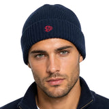Superdry Mens SDCO Logo Beanie Hat Navy Northern Ireland Belfast