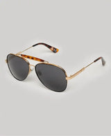 Superdry Mens SDR Estrada Sunglasses Gold/Brown Ballynahinch Northern