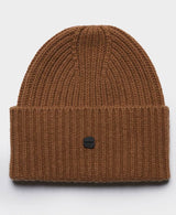 Superdry Mens Studios Premium Ribbed Beanie Hat Camel Ballynahinch