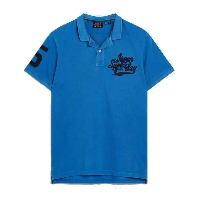 Superdry Mens Superstate Polo Shirt Monaco Blue Northern Ireland