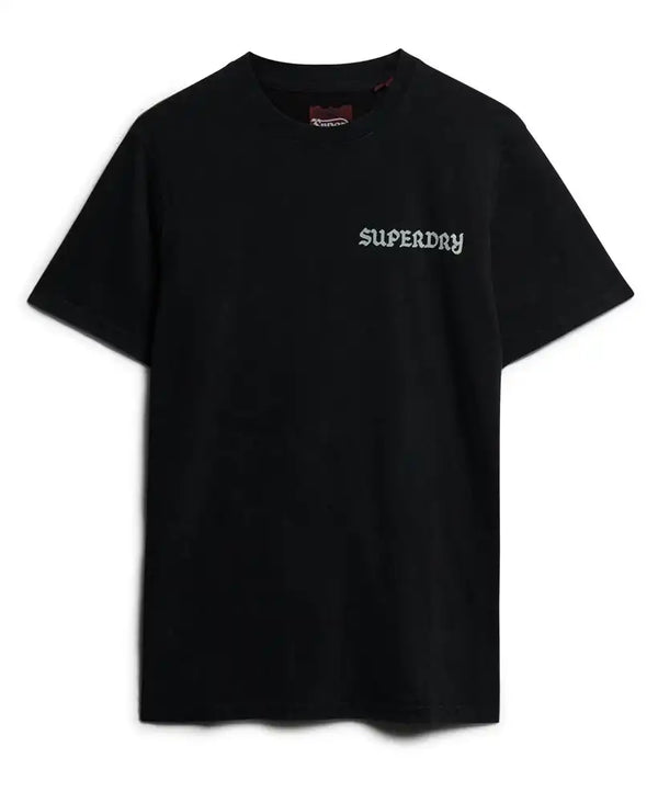 Superdry Mens Tattoo Graphic T-Shirt Black Northern Ireland Belfast