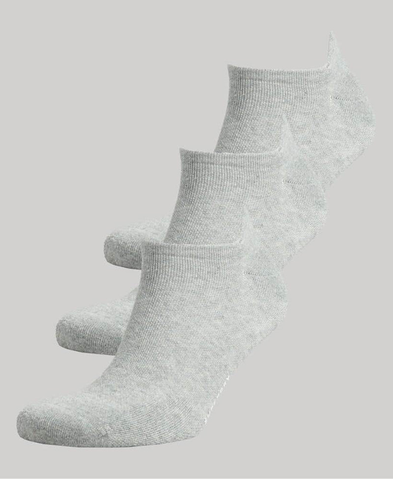 Superdry Men’s Trainer Socks Grey 3 Pack