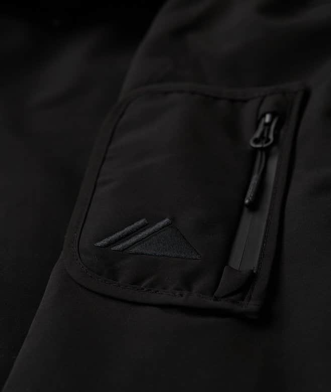 Superdry Mens Ultimate Emb Windbreaker Jacket Black Northern Ireland