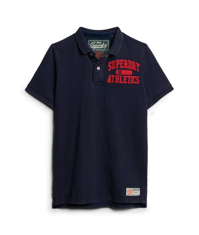 Superdry Mens Vintage Athletic Polo Rich Navy Northern Ireland Belfast