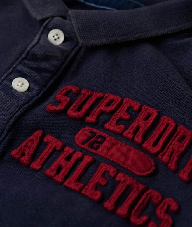 Superdry Mens Vintage Athletic Polo Rich Navy Northern Ireland Belfast