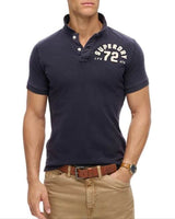 Superdry Mens Vintage Athletic Polo Shirt Eclipse Navy Northern