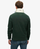 Superdry Mens Vintage Athletic Rugby Top Academy Green Northern