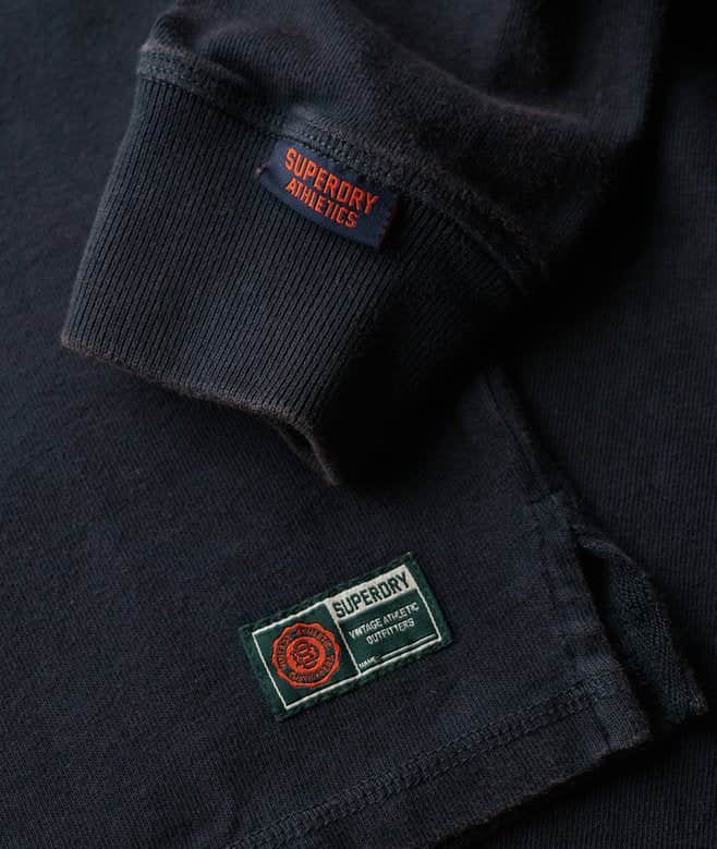 Superdry Mens Vintage Athletic Rugby Top Eclipse Navy Northern