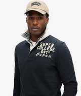 Superdry Mens Vintage Athletic Rugby Top Eclipse Navy Northern