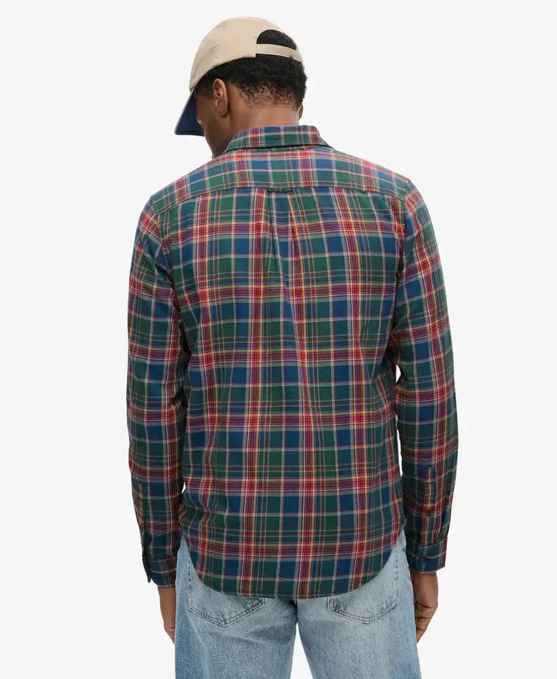 Superdry Mens Vintage Check Shirt Upstate Check Multi Northern