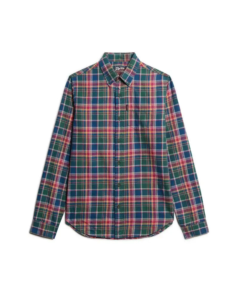 Superdry Mens Vintage Check Shirt Upstate Check Multi Northern