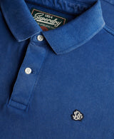 Superdry Mens Vintage Destroy Polo Shirt Bay Blue Northern Ireland