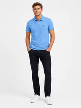 Superdry Mens Vintage Destroy Polo Shirt Deep Blue Wave Northern