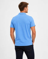 Superdry Mens Vintage Destroy Polo Shirt Deep Blue Wave Northern