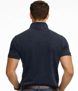 Superdry Mens Vintage Destroy Polo Shirt Eclipse Navy Northern