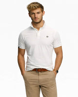 Superdry Mens Vintage Destroy Polo Shirt Optic White Northern Ireland