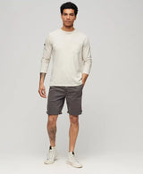 Superdry Mens Vintage International Chino Shorts Washed Grey Northern