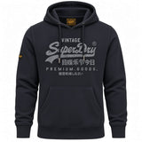 Superdry Mens Vintage Logo Classic Hoodie Eclipse Navy Northern