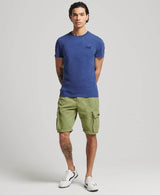 Superdry Vintage Logo Embroidered T-Shirt Bright Blue - 