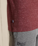 Superdry Vintage Logo Embroidered T-Shirt - Burgundy Heather