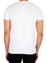 Superdry Mens Vintage Logo Embroidered T-Shirt Optic White