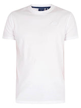 Superdry Mens Vintage Logo Embroidered T-Shirt Optic White