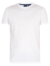 Superdry Mens Vintage Logo Embroidered T-Shirt Optic White