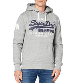 Superdry - Vintage Logo NS Hoodie - Navy,Grey