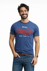Superdry Mens VL Classic T-Shirt Hampton Blue Northern Ireland Belfast