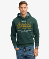 Superdry Mens VL Duo Hoodie Enamel Green Northern Ireland Belfast
