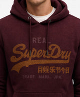 Superdry Mens VL Heritage Relaxed Hoodie Tawny Port Northern Ireland