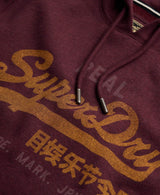 Superdry Mens VL Heritage Relaxed Hoodie Tawny Port Northern Ireland
