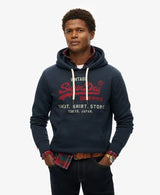 Superdry Mens VL Heritage Relaxed Hoodie Trench Navy Northern Ireland