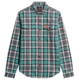 Superdry Mens Worker Check Shirt Yosemite Check Blue Northern Ireland