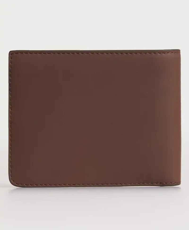 Superdry NYC Bifold Leather Wallet Dark Brown Ballynahinch Northern