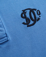 Superdry Pique Monogram Polo Shirt Deep Blue Wave/Eclipse Navy