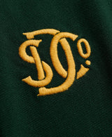 Superdry Pique Monogram Polo Shirt Enamel Green/Winter Gold Northern
