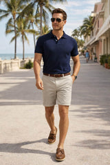 Superdry Premium Regular Chino Shorts Rainy Day Grey Northern Ireland