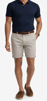 Superdry Premium Regular Chino Shorts Rainy Day Grey Northern Ireland