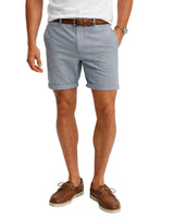 Superdry Premium Textured Chino Shorts Blue Houndstooth Northern