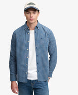 Superdry Preppy Poplin Men’s Long Sleeve Shirt Glen Blue Check