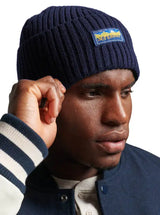 Superdry Radar 2.0 Beanie Hat Eclipse Navy - Hats