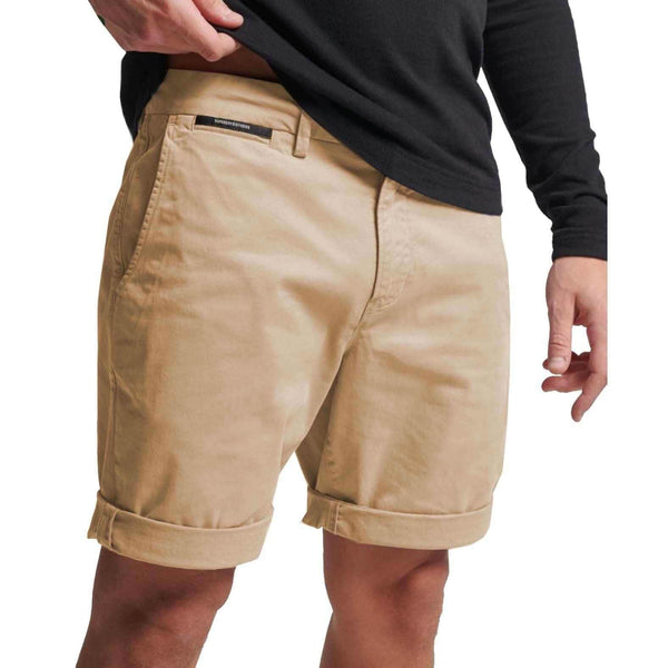 Superdry Studios Core Chino Shorts Shaker Beige