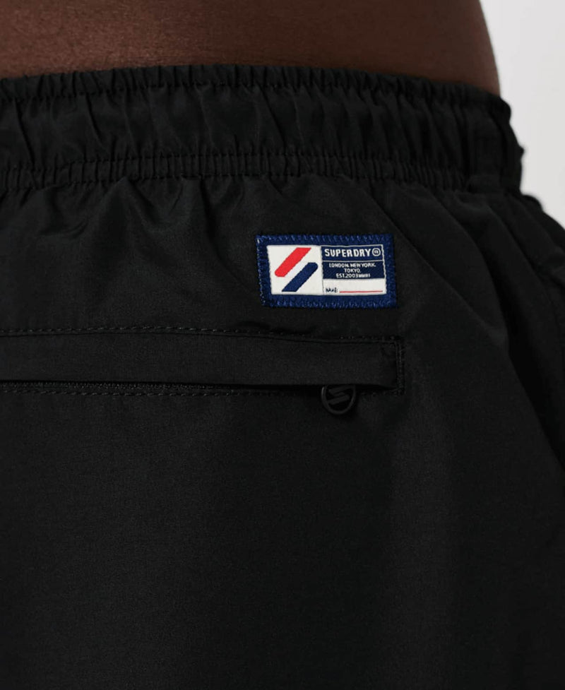 Superdry Swim Shorts Code Applique 19 Inch Black