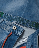Superdry - Tyler Slim Jeans - Tunstall Mid Blue.